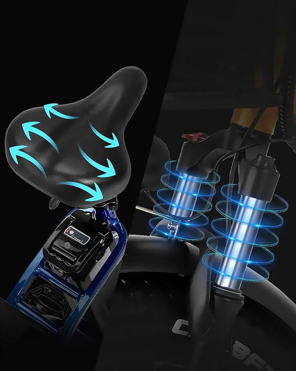 ใEU StockใRidstar MN20 1000W 15AH Fat Tire Ebike