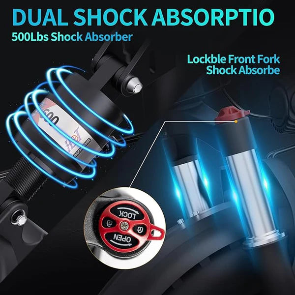 New Ridstar H20Pro 2000W Folding Electric Bike