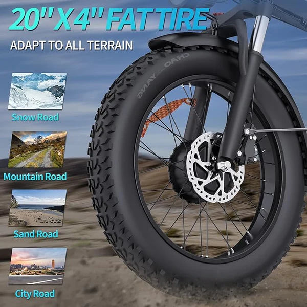 New Ridstar H20Pro 2000W Folding Electric Bike