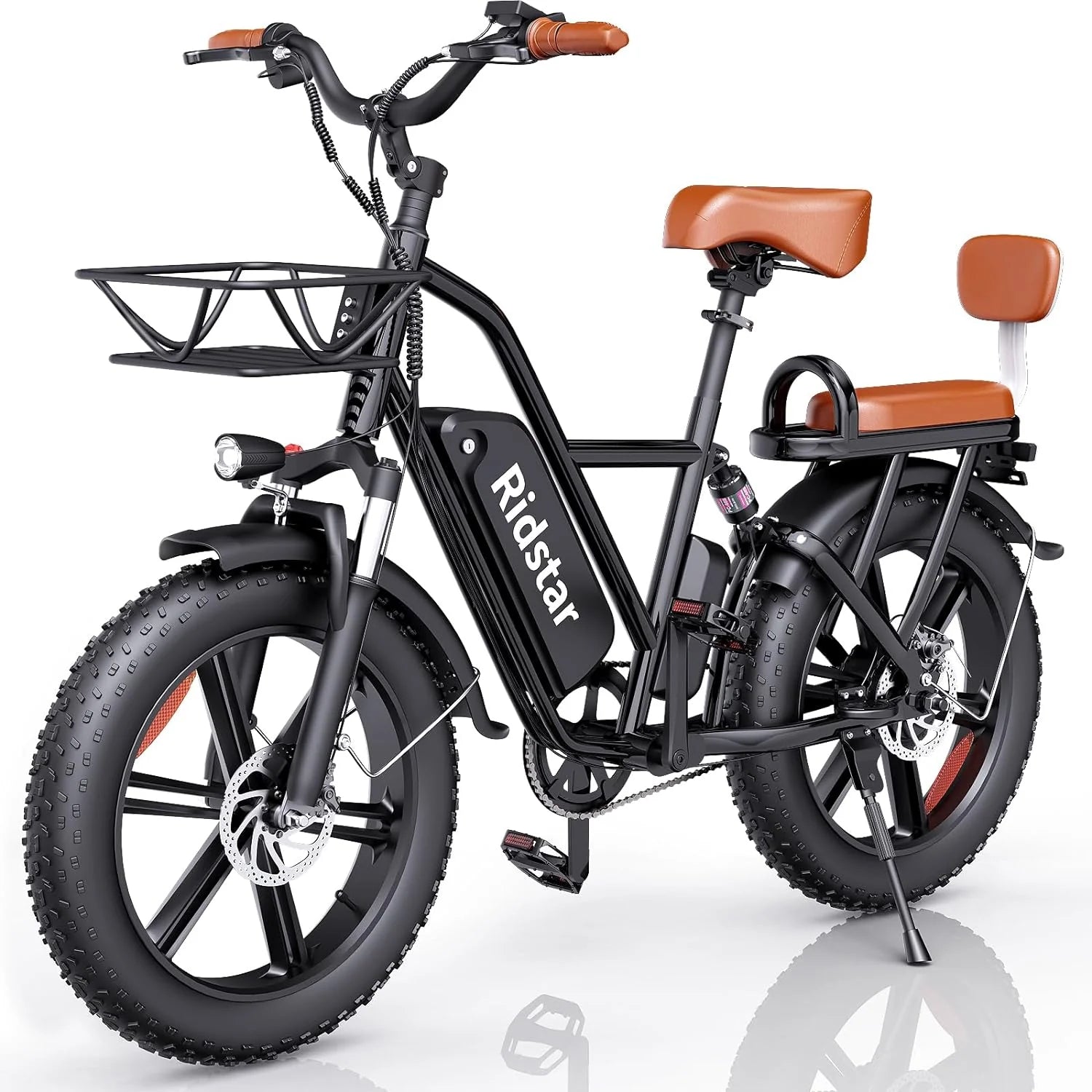 Ridstar FM001 48V 15AH 2-Seat Fat Tire Electric Bike