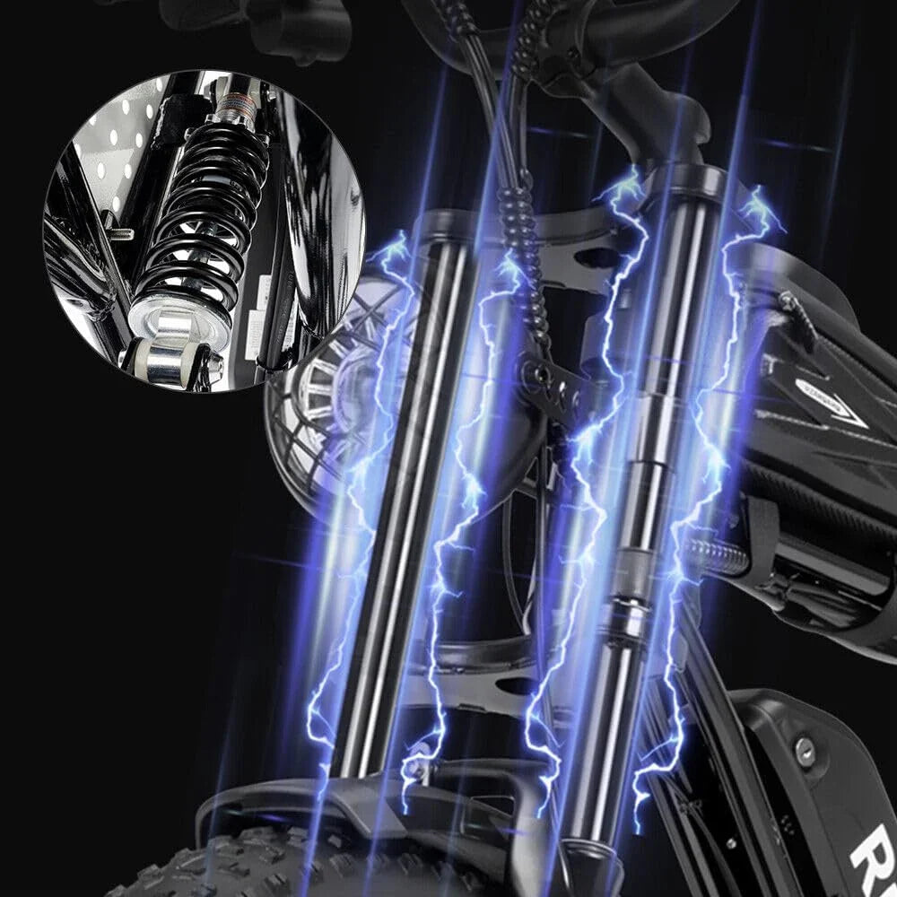 New Ridstar Q20 Lite 1000W 48V 15AH Fat Tire Electric Bicycle